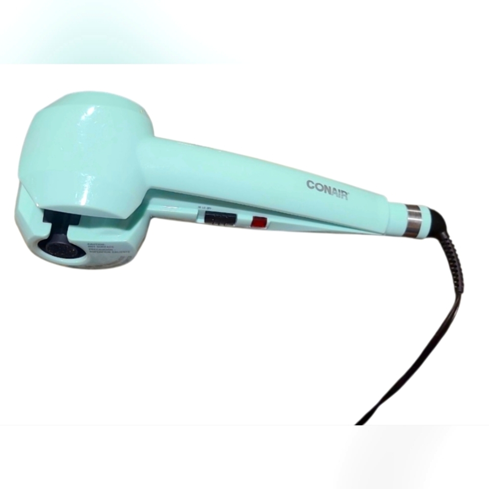 Conair Fashion Curl Iron Curly Hair 3/4" Ceramic Tourmaline Mint Green CD213GX